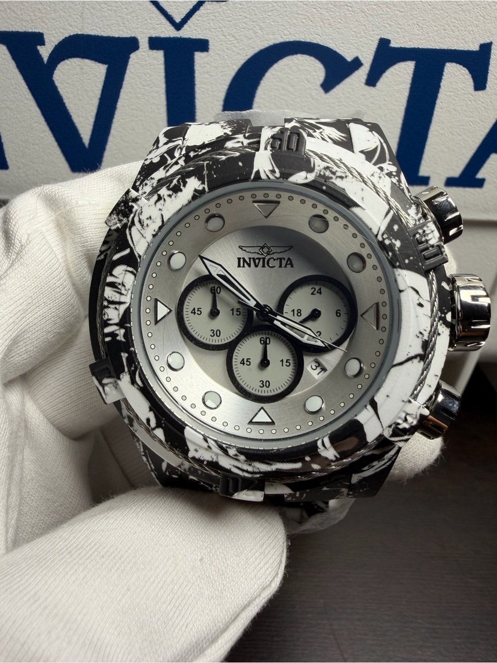 Invicta Bolt Atelier Canvas Men's Watch - 53mm, Aqua Plating, Steel (49139)